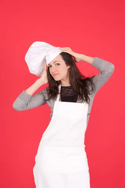 Lady chef — Zdjęcie stockowe