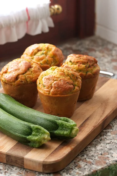 Zucchini-Muffins — Stockfoto