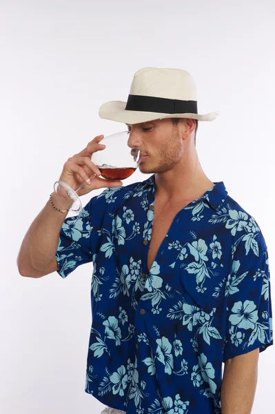 Wine man — Stock Photo, Image