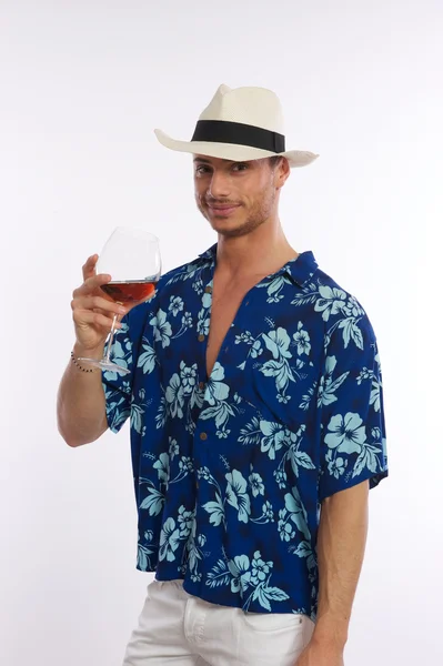 Wine man — Stock Photo, Image