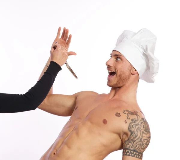 Sexy chef — Stock Photo, Image