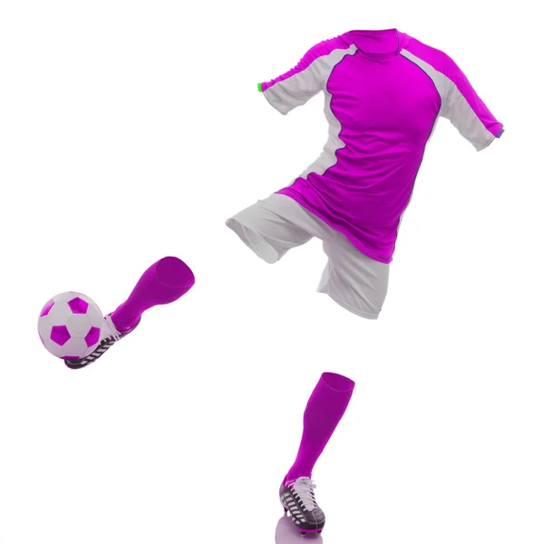 Invisible soccer player — Stock Photo, Image