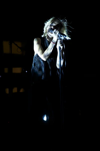 Ірен Гранді Live у концерті — стокове фото