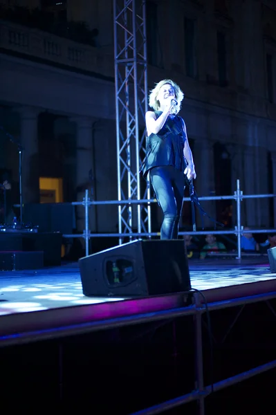 Irene Grandi Live in concert — Stock Photo, Image