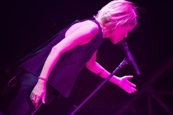 Irene Grandi Live in concert — Stockfoto