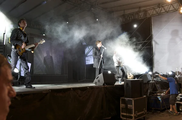 Paolo Meneguzzi live in Novara - Italy 2010 — Stock Photo, Image