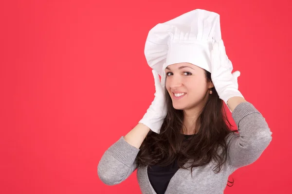 Lady chef — Stock Photo, Image