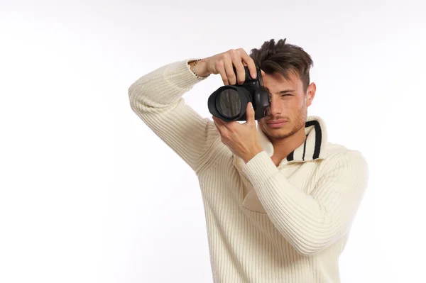 Male photographer — Stock Photo, Image