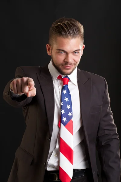 Young uncle Sam — Stock Photo, Image