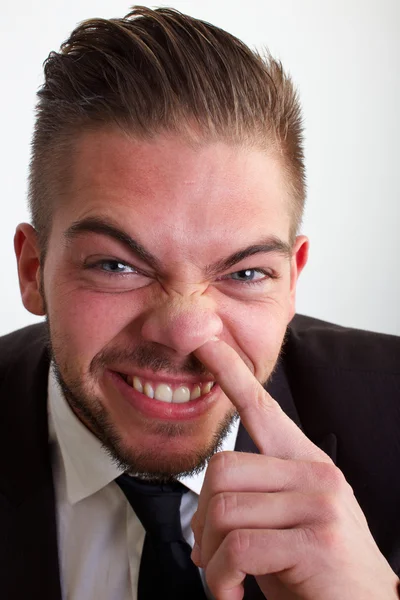 Crazy businessman — Stock Photo, Image