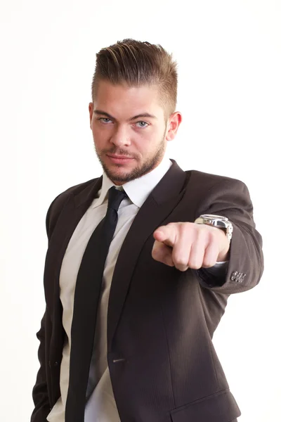 Businessman want you — Stock Photo, Image