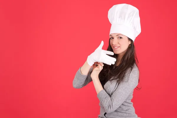 Lady chef — Stock Photo, Image