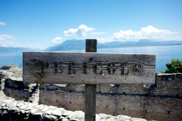 Mağaralar catullus, garda Gölü, İtalya — Stok fotoğraf