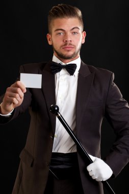 adam gösteren kartvizit