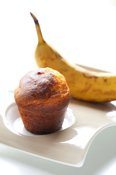 Banaan muffin — Stockfoto