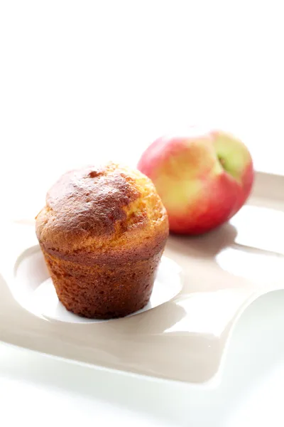 Perzik muffin — Stockfoto