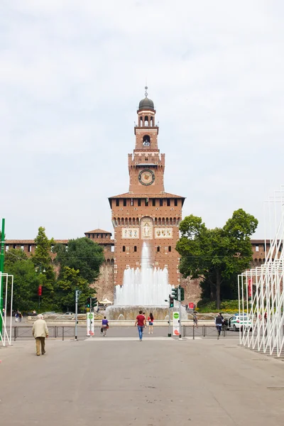 Castello Sforzesco - Milano — Stok fotoğraf