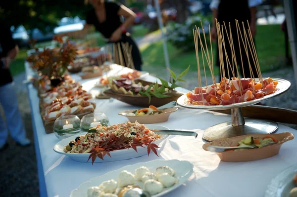 Buffet nupcial — Foto de Stock