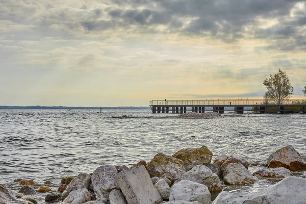 Sirmione Jezioro Garda Włochy — Zdjęcie stockowe