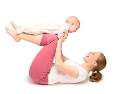 Anne ve bebek jimnastiği, yoga egzersizleri izole