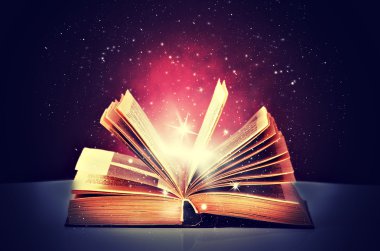 sihirli kitap açık
