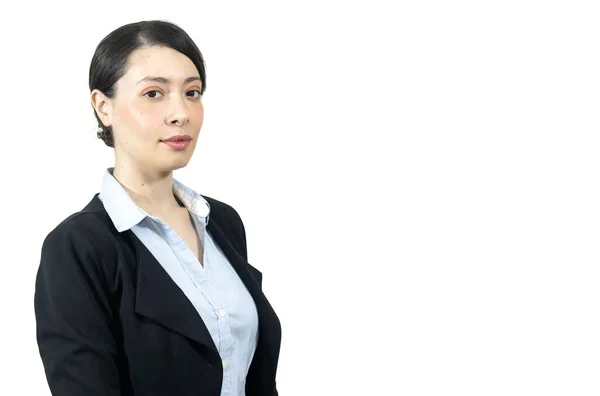 Successful Business Woman Looking Camera — Stock Photo, Image