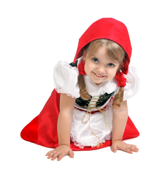 Retrato de una niña pequeña sosteniendo huevos de Pascua, vacaciones, Pascua — Foto de Stock