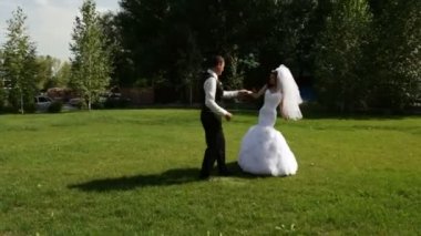 evli bir çift ilk düğün dansı dans aşığı