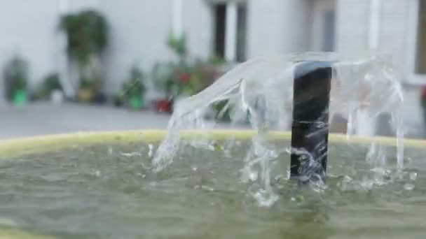 中庭の噴水 — ストック動画