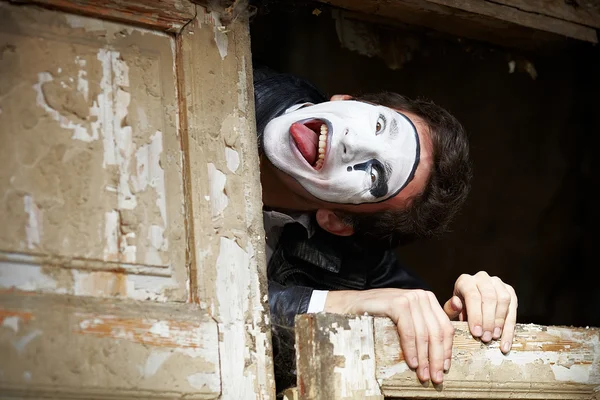 Portrait of a Man ​​mime. — Stock Photo, Image