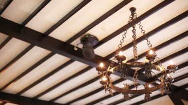 Pan ve transfer elektrik lambası odak eski taklit eder