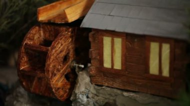 bir Noel nativity sahnenin detay