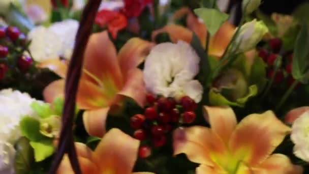 Bouquets de fleurs pour paniers-cadeaux 