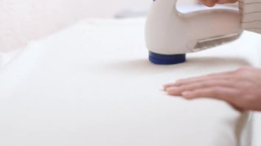 Yataktaki topakları kaldırmak için makine