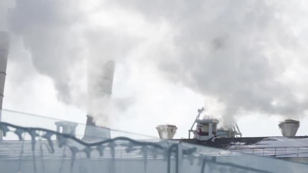 Tubi di fumo del Raushskaya — Video Stock