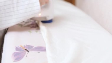 Yataktaki topakları kaldırmak için makine