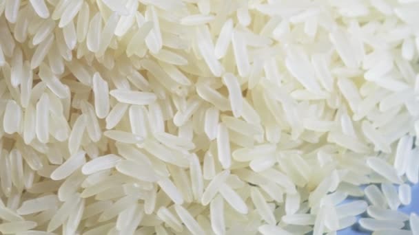 Långt ångkokt ris — Stockvideo