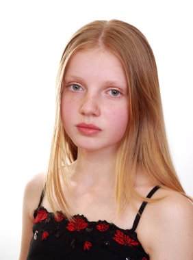 Genç model portresi