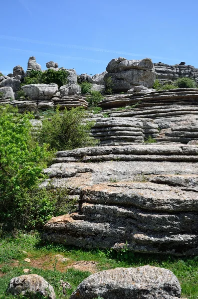 Impressionante paisagem cárstica — Fotografia de Stock