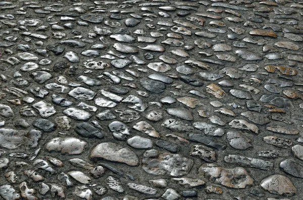 Trite pavement of the ancient road — Stock Photo, Image