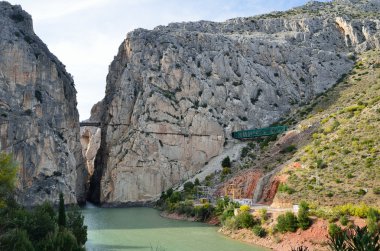 gaitanes el chorro yakınındaki Gorge
