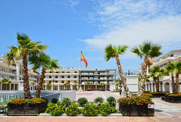 Vue printanière de Nerja ensoleillée — Photo