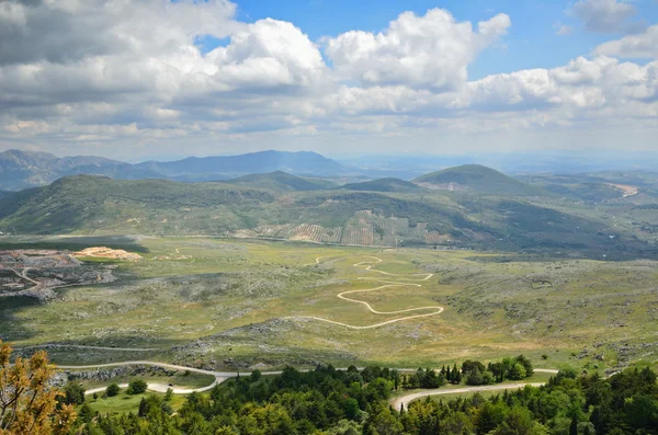 Vista de primavera de Sierra Subbetica — Fotografia de Stock