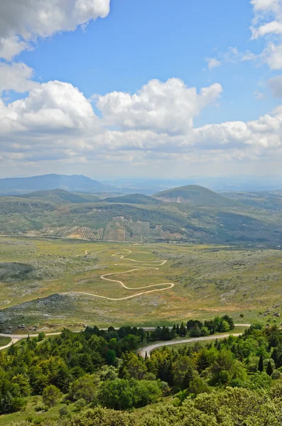 Vista de primavera de Sierra Subbetica — Fotografia de Stock