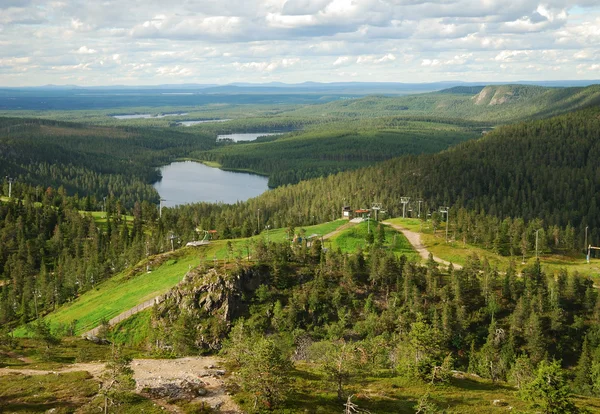 Zomer Finse landschap van rukatunturi — Stockfoto