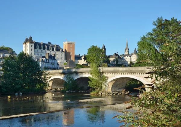 Summer view of the French city Pau Stock Photo
