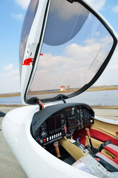 Cockpit da aeronave ligeira — Fotografia de Stock