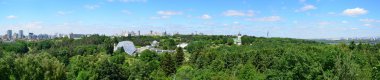 Kiev Ulusal Botanik bahçesinde Panoraması