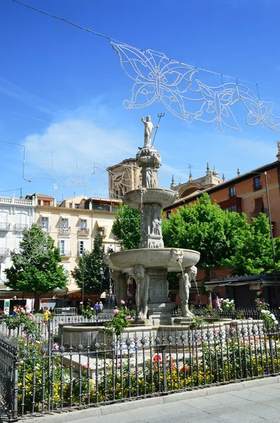 Town square of the Spanish city Granada — Stock Photo, Image