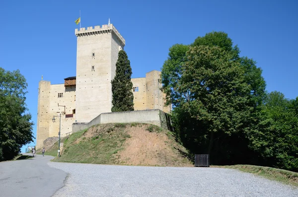 Medieval castle of Phoebus in Mauvezin — Stock Photo, Image